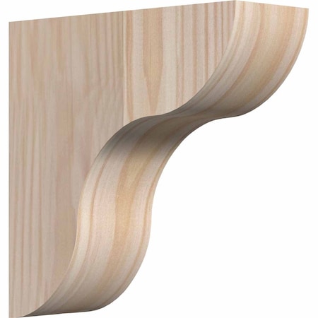Ekena Millwork Carmel Smooth Corbel, Douglas Fir, 3 1/2"W x 10"D x 10"H COR04X10X10CAR00SDF